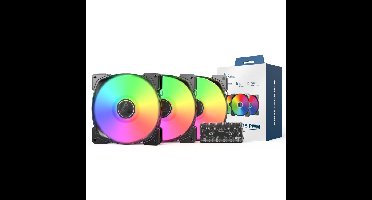 Montech HP140 ARGB PWM 3 in 1 Pack case fan