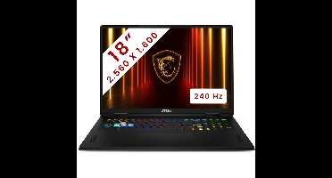 MSI Vector A18 HX A9WHG-017NL 18'' gaming laptop