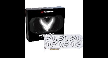 PowerColor Radeon RX 9070 XT Red Devil Spectral White 16GB GDDR6 grafische kaart