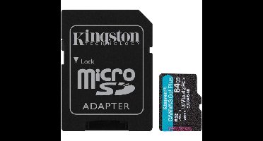 Kingston Canvas Go! Plus microSDXC 64 GB geheugenkaart