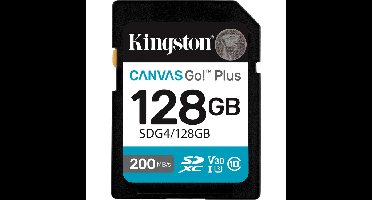 Kingston Canvas Go! Plus SDXC 128 GB geheugenkaart
