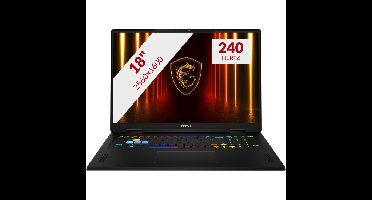 MSI Vector 18 HX AI A2XWIG-638NL 18'' gaming laptop