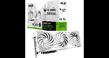 ASUS TUF Gaming GeForce RTX 5070 Ti OC White grafische kaart