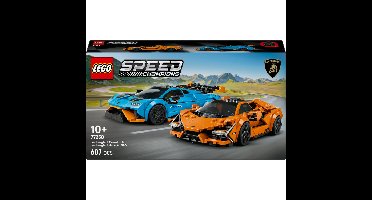 LEGO Speed Campions - Lamborghini Revuelto en Huracán STO Constructiespeelgoed