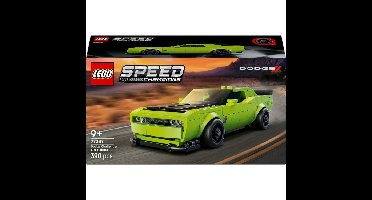 LEGO Speed Champions - Dodge Challenger SRT Hellcat sportauto Constructiespeelgoed