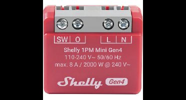 Shelly 1PM Mini Gen4 relais