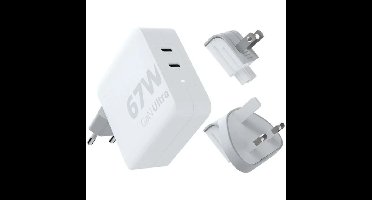Xtorm 67W GaN-Ultra Travel Adapter + USB-C PD Kabel oplader