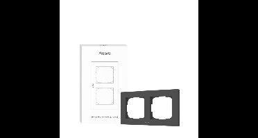 Aqara Switch Frame H2 EU 2-gang frontje