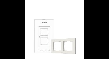 Aqara Switch Frame H2 EU 2-gang frontje