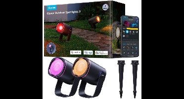 Govee Outdoor Spotlights 2 - 2-pack verlichting