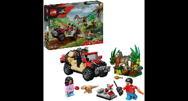 LEGO Jurassic World - Offroad raptorontsnapping Constructiespeelgoed