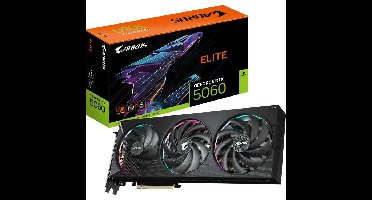 GIGABYTE AORUS GeForce RTX 5060 ELITE 8G grafische kaart