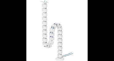 Neomounts ADS06-130WH Kabelgeleider - schroefbevestiging - universeel kabelgeleiding