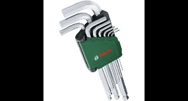 Bosch Binnenzeskantsleutel set 9-delig schroevendraaier