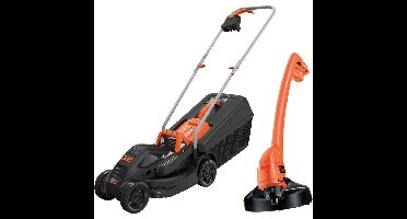 BLACK+DECKER 1000W 32cm Grasmaaier + 250W Grastrimmer