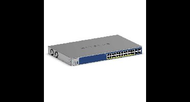 Netgear 24-poorts Gigabit PoE+ Smart Switch met 4 SFP+ poorten