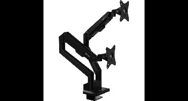 Arozzi Alzare Neo Duo - Gas Spring Monitor Arm - Black monitorarm