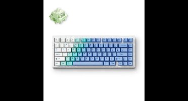 MCHOSE G75 Pro Arctic Snow Matcha Latte V2 Tri-mode Gasket Structure Gaming Mechanical gaming toetsenbord