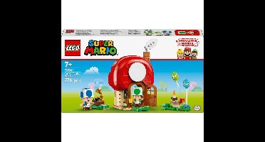 LEGO Super Mario - Toads huisfeestje Constructiespeelgoed