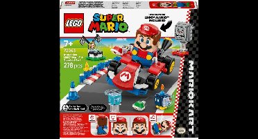LEGO Super Mario - Mario Kart - Interactieve Mario en standaardkart Constructiespeelgoed