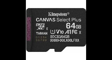 Kingston Canvas Select Plus 64 GB MicroSDXC geheugenkaart