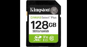 Kingston Canvas Select Plus 128 GB SDXC geheugenkaart
