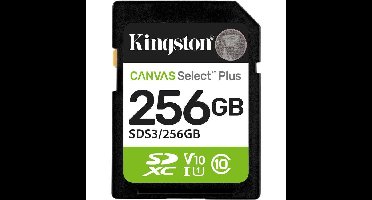 Kingston Canvas Select Plus 256 GB SDXC geheugenkaart
