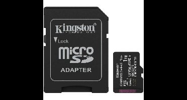 Kingston Canvas Select Plus 1 TB MicroSDXC geheugenkaart