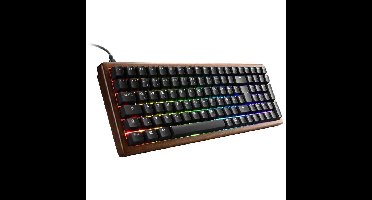 Sharkoon SKILLER SGK50 S2 Wood PBT gaming toetsenbord