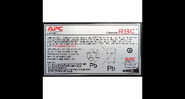APC Batterij Vervangings Cartridge RBC43 (orgineel) oplaadbare batterij