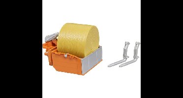 bruder Tractor kiepbak en vorken modelvoertuig