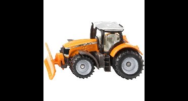SIKU Massey Ferguson met sneeuwschuiver modelvoertuig