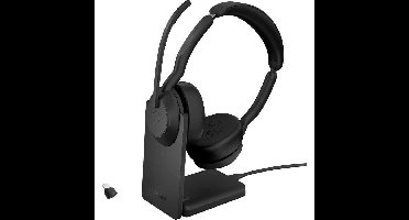 Jabra Evolve2 55 - Link390c MS stereo met oplaadhouder headset