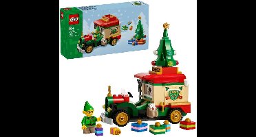 LEGO Iconic - Bezorgtruck van de Kerstman Constructiespeelgoed