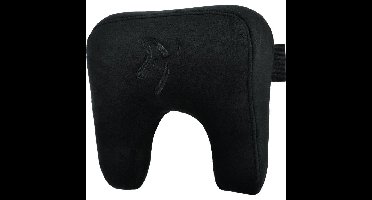 Arozzi Neck Pillow - Velvet - Black nekkussen