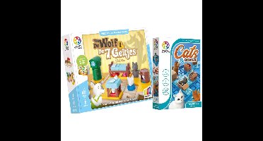 SmartGames De Wolf & De 7 Geitjes + Cats & Boxes Bundel Denkspel