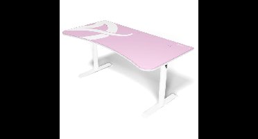 Arozzi Arena Gaming Desk - White Pink