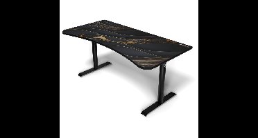 Arozzi Arena Gaming Desk - Black Gold