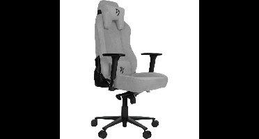 Arozzi Vernazza Soft Fabric - Light Grey gamestoel