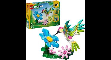 LEGO Creator 3-in-1 - Wilde dieren: kleurrijke kolibrie Constructiespeelgoed