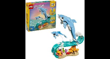 LEGO Creator 3-in-1 - Zeedieren: prachtige dolfijnen Constructiespeelgoed