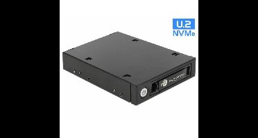 DeLOCK 3,5" Mobile Rack voor 1x 2,5" U.2 NVMe SSD of SATA/SAS HDD/SSD wisselframe