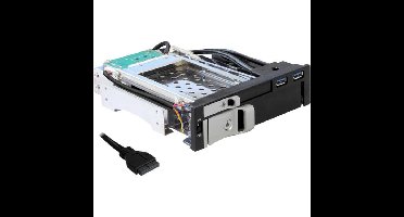 DeLOCK 5.25" Wisselframe voor 1 x 2.5 + 1 x 3.5 SATA