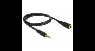 DeLOCK Stereo Jack 3,5 mm 5-Pin (male) > 3,5 mm 5-Pin (female) kabel