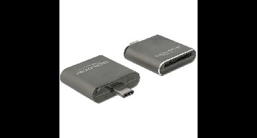 DeLOCK USB Type-C SDHC / SDXC UHS-II / MMC Single Slot kaartlezer