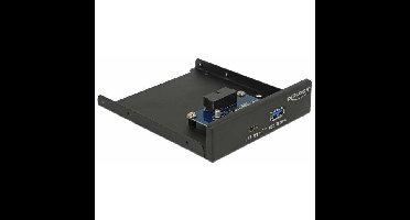 DeLOCK 3.5" USB 3.1 Gen 1 Voorpaneel 1x USB Type-C + 1x USB Typ-A