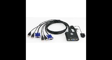 ATEN KVM-Switch CS22U met Remote Port Selector