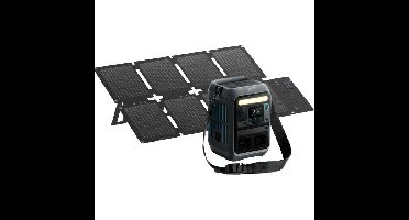 Anker SOLIX Draagbare Powerstation C300X DC + PS60 Draagbaar Zonnepaneel