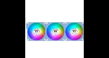 Thermaltake CT120 EX ARGB Sync PC Cooling Fan Hydrangea Blue (3-Fan Pack) case fan