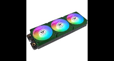 Thermaltake CT120 EX Reverse ARGB Sync PC Cooling Fan Racing Green (3-Fan Pack) case fan